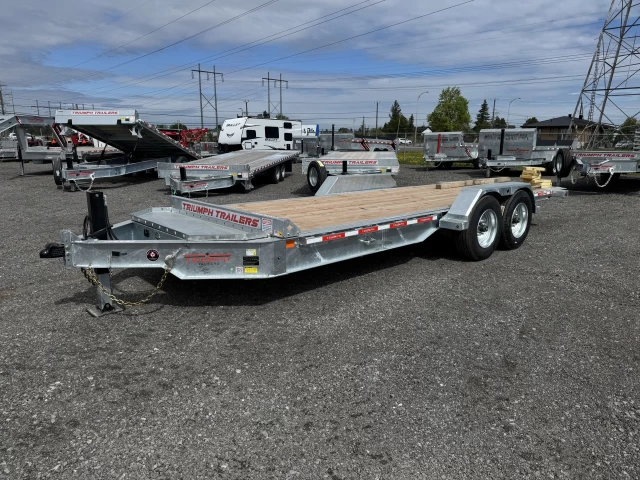 TRIUMPH TRAILER TILT 82X20 8K LBS GALVANISÉ HD 12155LBS DE CHARGEMENT 2025