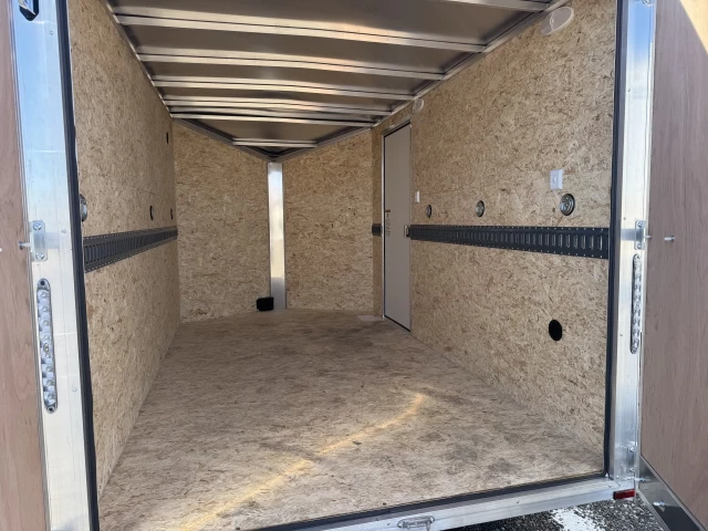 Lightning 7x12 Aluminium | Double essieux | Porte double | 6'' Extra hauteur 2025