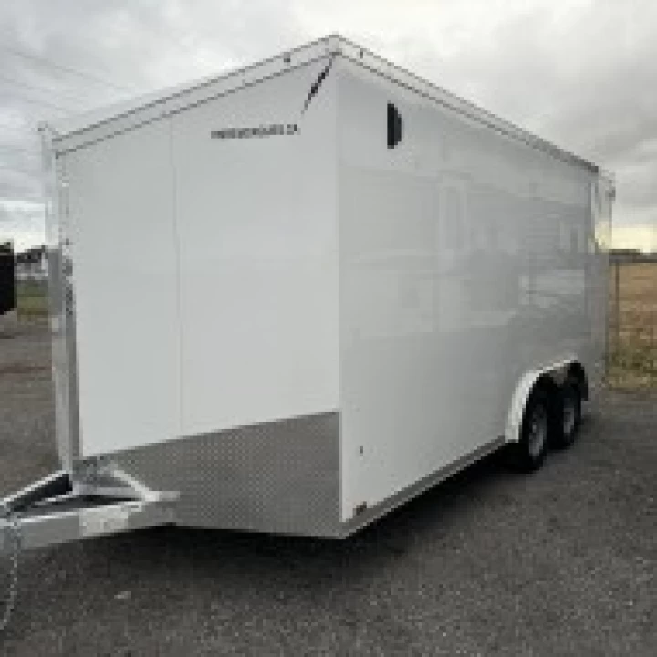 2025 Lightning 7x14 Aluminium | Double essieux | Porte double