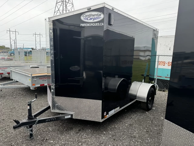 Continental Cargo 6x10 Acier | Simple essieu | Porte rampe | 6" extra hauteur 2024