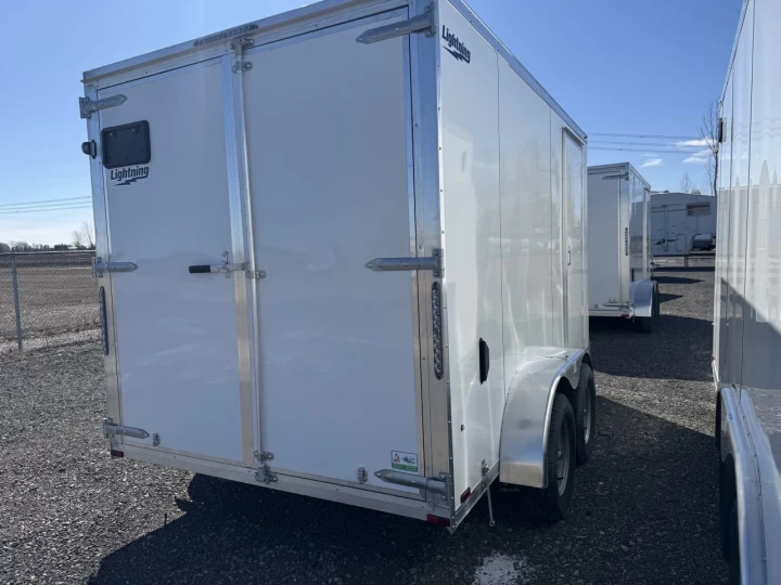 2025 Lightning 6x10 Aluminium | Double essieux | Porte double | 6'' Extra hauteur
