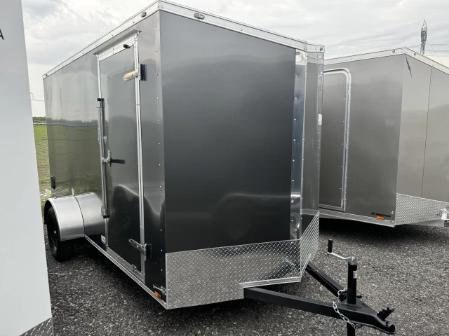 Continental Cargo 6x12 Acier | Simple essieu | Porte rampe | 6" extra hauteur 2024