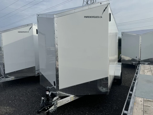 Lightning 7x14 Aluminium | Double essieux | Porte double | 6'' Extra hauteur 2025