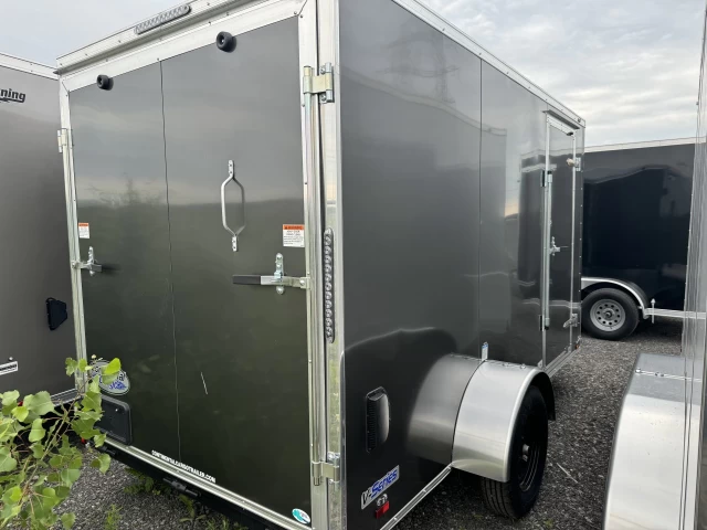 Continental Cargo 6x12 Acier | Simple essieu | Porte rampe | 6" extra hauteur 2024