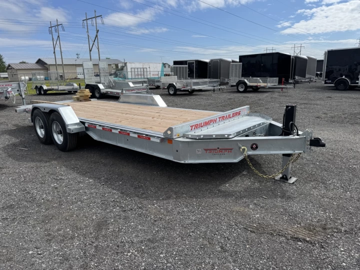 2025 TRIUMPH TRAILER TILT 82X20 8K LBS GALVANISÉ HD 12155LBS DE CHARGEMENT