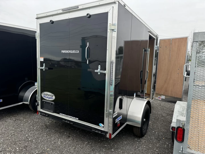 2024 Continental Cargo 6x10 Acier | Simple essieu | Porte rampe | 6" extra hauteur