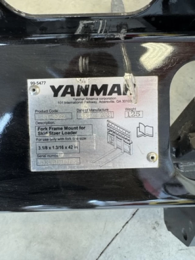 yanmar sa kit de fourche 2000lbs serie SA de yanamr 2021