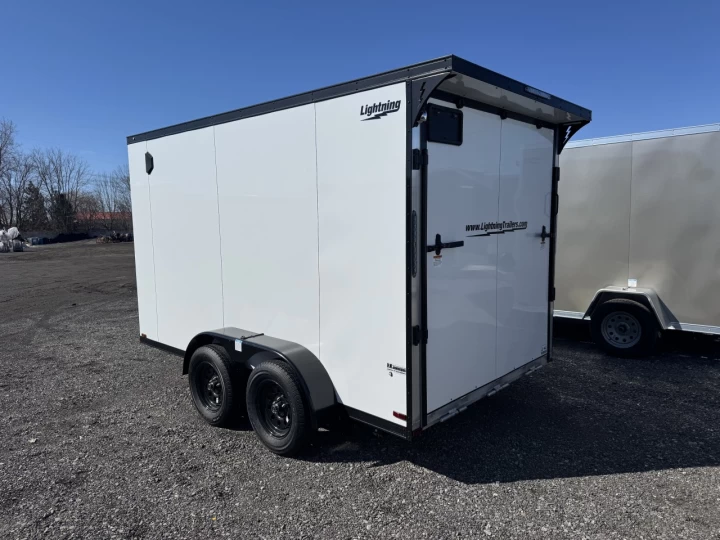 2025 Lightning 6x10 Aluminium | Double essieux | Porte rampe | 6'' Extra hauteur