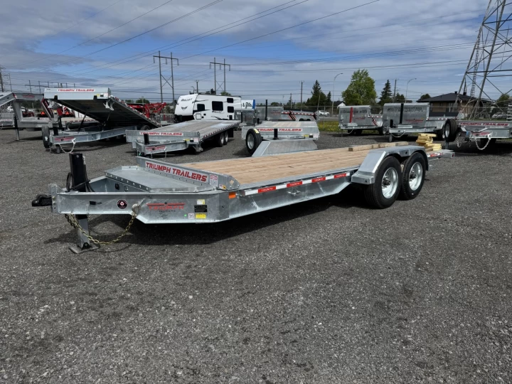 2025 TRIUMPH TRAILER TILT 82X20 8K LBS GALVANISÉ HD 12155LBS DE CHARGEMENT