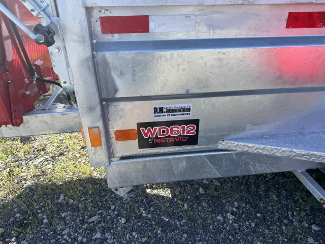 METAVIC 6X12 DOMPEUR ESSIEUX DE 7000LBS 2026