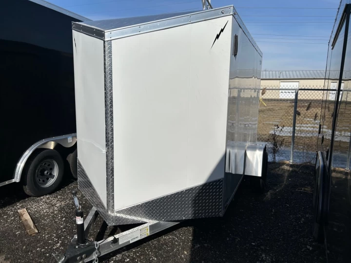 2023 Lightning 6x10 Aluminium | Simple essieu | Porte rampe | 6'' Extra hauteur