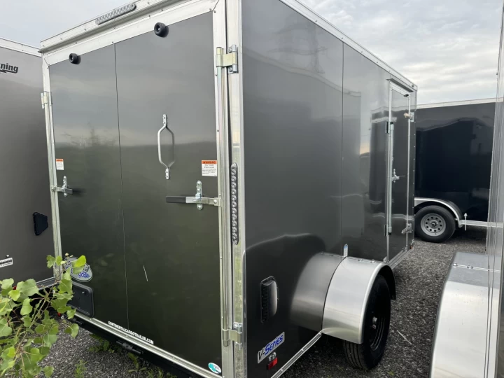 2024 Continental Cargo 6x12 Acier | Simple essieu | Porte rampe | 6" extra hauteur