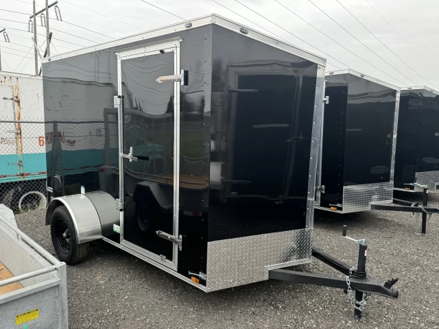 Continental Cargo 6x10 Acier | Simple essieu | Porte rampe | 6" extra hauteur 2024