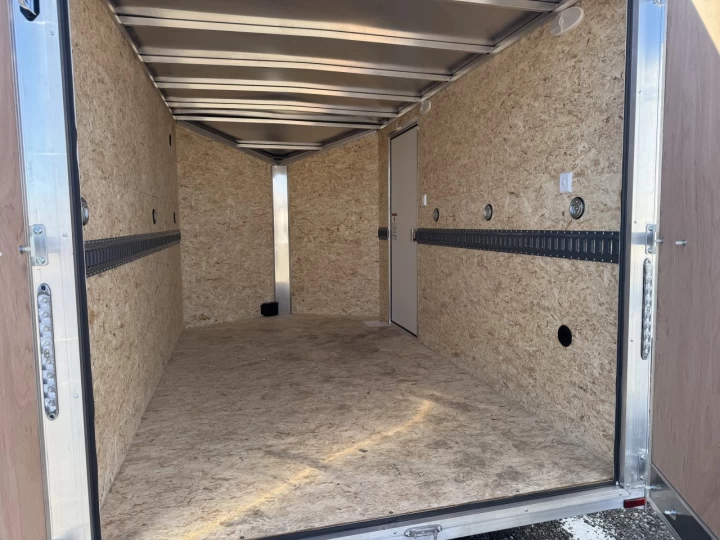 2025 Lightning 7x12 Aluminium | Double essieux | Porte double | 6'' Extra hauteur