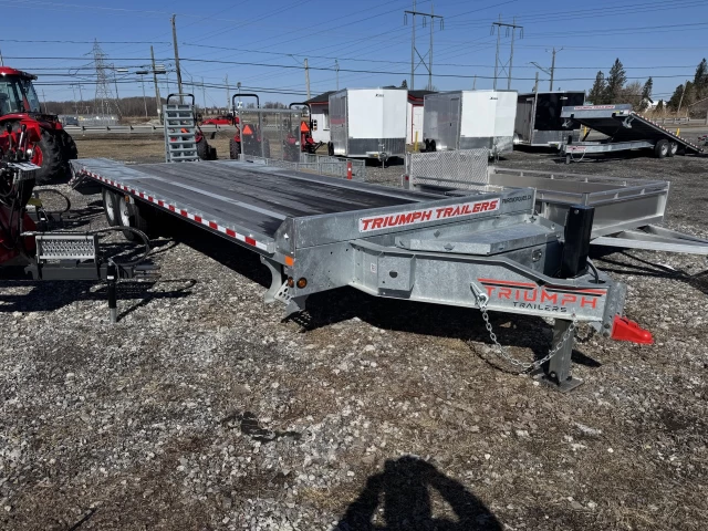 Triumph 102x20+5 Deckover | Essieux double 7000lb | 2025