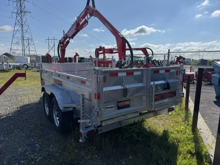 2026 METAVIC 6X12 DOMPEUR ESSIEUX DE 7000LBS