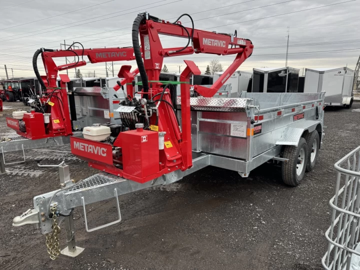2026 METAVIC 7X14 DOMP DOMPEUR AVEC CHARGEUSE 16'