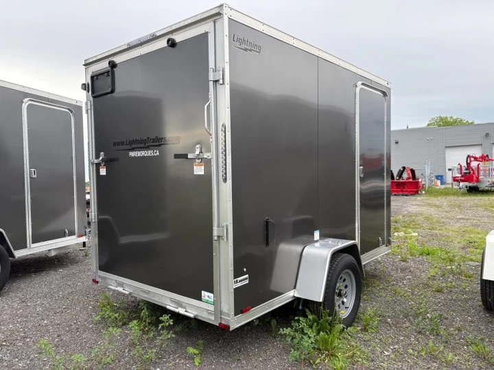2025 LIGHTNING 6x10 Porte rampe | 6'' Extra hauteur