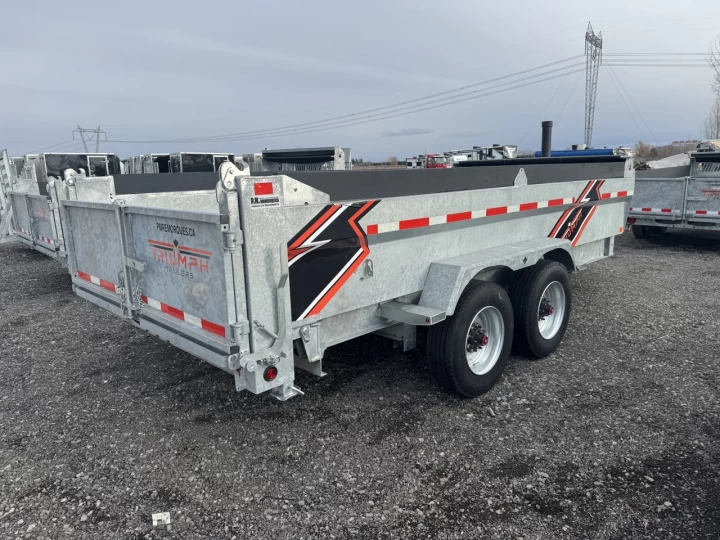 2024 Triumph TA82X16-10k Dompeur | Essieux double 10 000lb