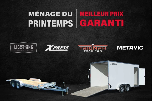 Triumph 102x20+5 Deckover | Essieux double 7000lb | 2025