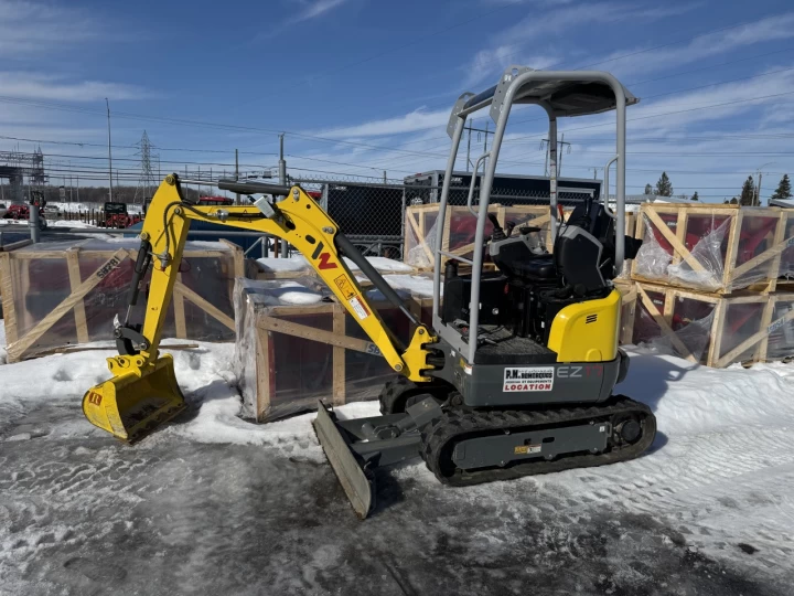 2024 wacker neuson ez17 deux godets