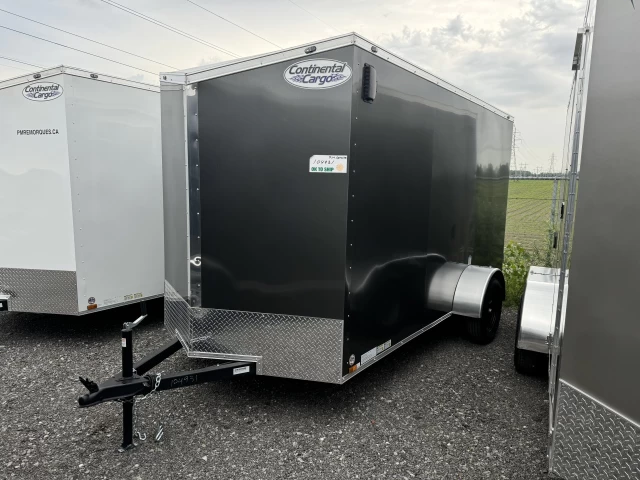 Continental Cargo 6x12 Acier | Simple essieu | Porte rampe | 6" extra hauteur 2024