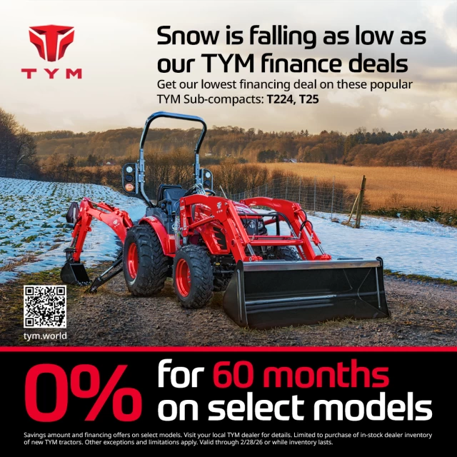 TYM T254H PNEU TURF 2026