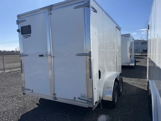 Lightning 6x10 Aluminium | Double essieux | Porte double | 6'' Extra hauteur 2025