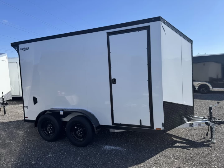 2025 Lightning 6x10 Aluminium | Double essieux | Porte rampe | 6'' Extra hauteur