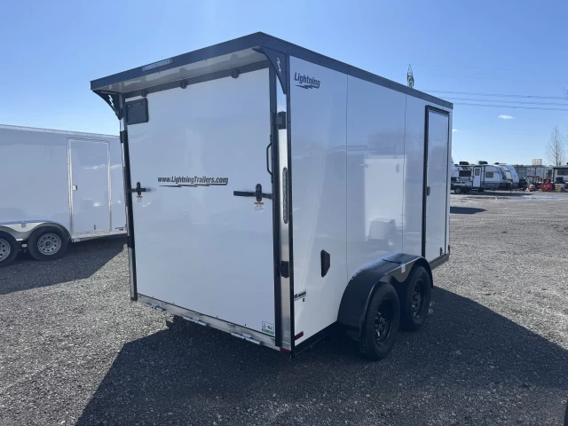 Lightning 6x10 Aluminium | Double essieux | Porte rampe | 6'' Extra hauteur 2025