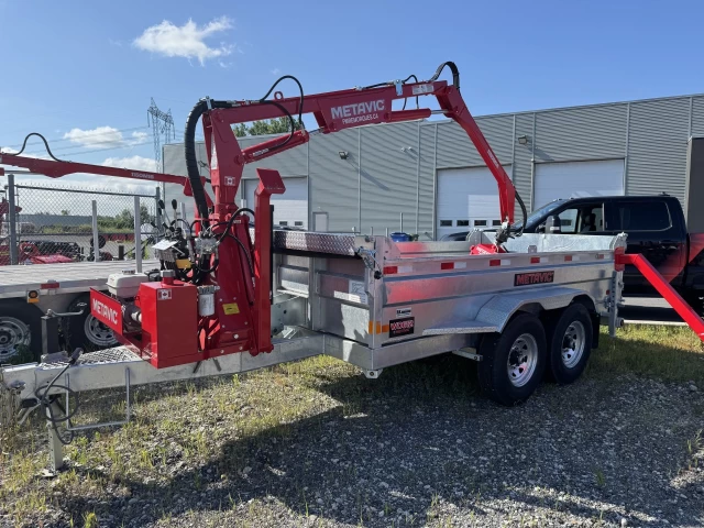 METAVIC 6X12 DOMPEUR ESSIEUX DE 7000LBS 2026