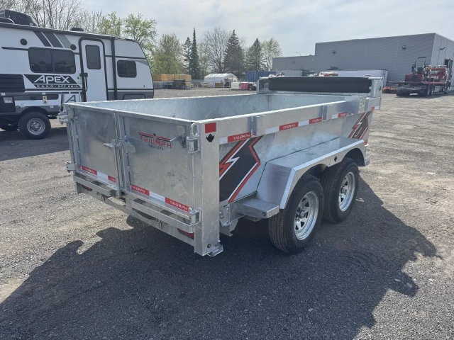 TRIUMPH 5X10 7K LBS REMORQUE DOMPEUR HYDROLIQUE 2025