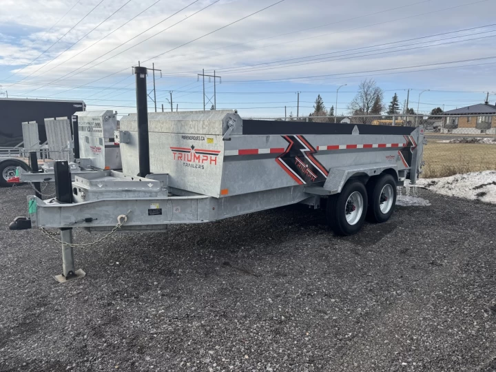 2024 Triumph TA82X16-10k Dompeur | Essieux double 10 000lb
