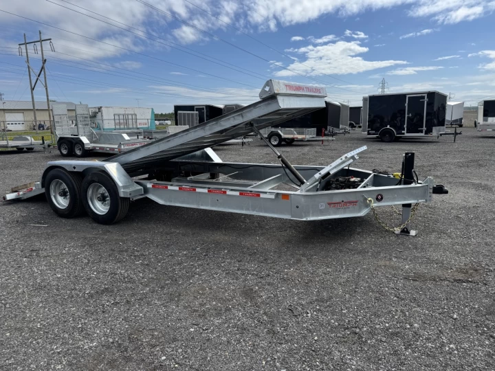 2025 TRIUMPH TRAILER TILT 82X20 8K LBS GALVANISÉ HD 12155LBS DE CHARGEMENT