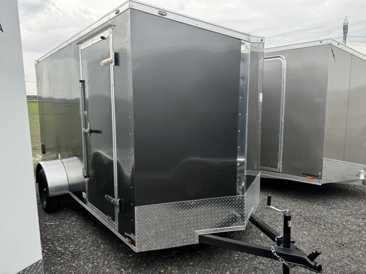 2024 Continental Cargo 6x12 Acier | Simple essieu | Porte rampe | 6" extra hauteur