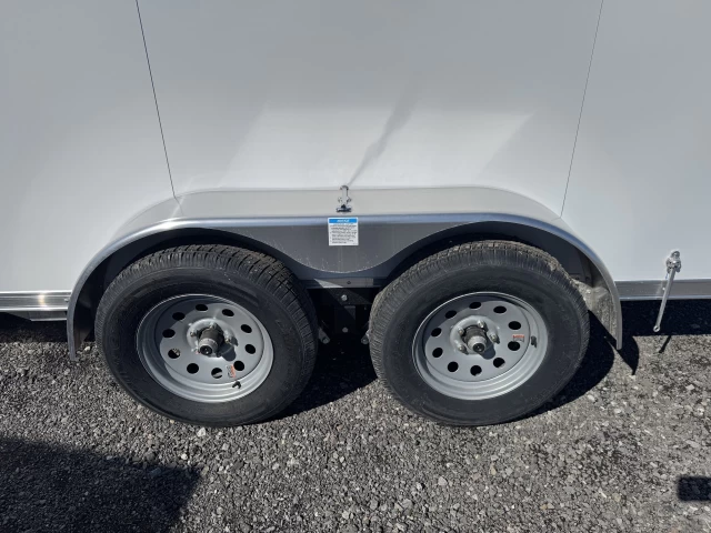 Lightning 7x12 Aluminium | Double essieux | Porte double | 6'' Extra hauteur 2025