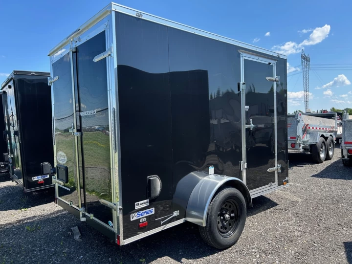 2025 Continental Cargo 6x10 Porte double | 6" extra hauteur |